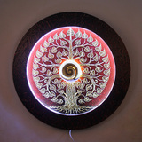 设计师的灯复古泰式乡村餐厅灯具欧式楼梯过道灯创意床头菩提壁灯