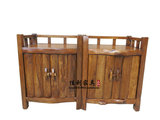 樟木床头柜原木地柜床头柜个性简约储物柜原生态床前柜原木家具