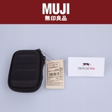 【预购】MUJI无印良品黑色相机包 化妆包收纳袋  照相卡片机包