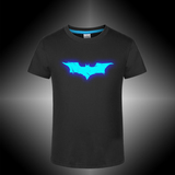 美剧闪电侠蝙蝠侠短袖T恤正义联盟巴里超级英雄蓝色夜光绿灯侠