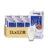 【天猫超市】德国进口SUNSIDES上质海外原装进口纯牛奶1L*12盒