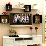 墙装饰架创意格子组合隔板客厅置物架壁挂卧室书架壁柜电视背景