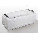 珠光板亚克力浴缸 五件套冲浪按摩浴缸龙头缸1.5 1.6 1.7米包邮
