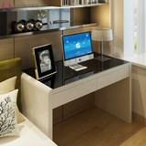 全国包邮白色烤漆书桌简约现代宜家置地家用台式电脑桌写字台桌子