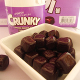 韩国进口零食 乐天脆皮榛子巧克力76g 脆米香巧克力豆Crunky批发