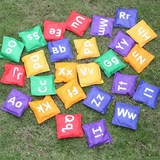 幼儿园儿童投掷丢沙包游戏几何数字字母扔沙包户外玩具BE00002