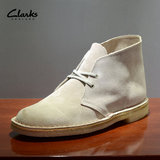 春秋代购Clarks其乐男鞋休闲高帮皮鞋真皮沙漠靴舒适英伦潮流鞋