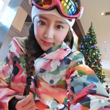 Gsou Snow正品单板双板滑雪服女款冬季2015韩版防水保暖户外滑雪