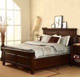 定制美式家具Harbor 床美式乡村床美克美式床环保Hous实木双人床