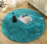 圆形可定制日式水洗丝毛地毯客厅沙发房间卧室茶几防滑超柔