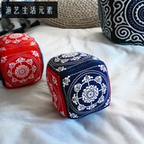 沙包针插小骰子摆件 家居饰品 祥云传统特色中国民族风中式手工艺