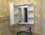 隐藏式镜柜欧式 镜柜 挂墙式浴室镜柜 组合镜子壁挂 浴室可定做