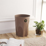 麦宝隆无盖加厚高档日欧式家用垃圾桶厨房卧室客厅创意卫生收纳筒