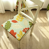 4件包邮 宜家叶子坐垫椅垫 订制高密度海绵可拆洗椅子垫餐椅垫