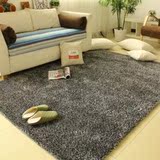 韩国丝地毯002th-1客厅卧室地垫160*230cm 黑白混