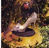 jc灰姑娘水晶鞋女鞋新娘鞋高跟鞋浅口水钻婚鞋细跟公主鞋宴会鞋