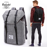 Herschel双肩包男 时尚潮流大容量防泼水电脑背包学生书包旅行包