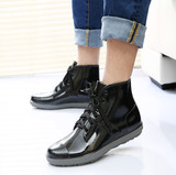 特价韩版金典男帆布板鞋雨鞋雨靴时尚大码短筒黑色防滑水胶鞋包邮