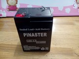 PINASTER应急灯铅酸蓄电池AD6-6V4AH/20HR黑色AD6-4.5