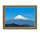 现代简约装饰画书房墙画办公室挂画富士山风景画电表箱客厅有框画