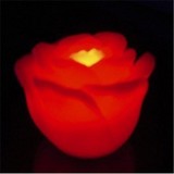 玫瑰花声控光控小夜灯 卡通壁灯卧室床头创意温馨浪漫红色情趣灯