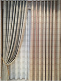北京免费上门测量安装定制格子棉麻布料物理遮光窗帘卧室客厅阳台