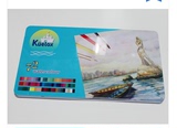 高尔乐72色高级水溶性彩色铅笔 设计绘画水彩铅笔 金属盒