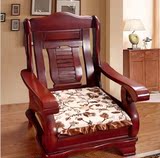 秋冬木质沙发垫单人座椅垫三人红实木春秋椅坐垫凉椅坐垫躺椅垫子