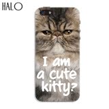 HALO原创iPhone苹果磨砂全包手机壳<加菲猫>动物可爱包邮
