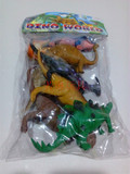 恐龙组合动物塑胶模型、胶皮恐龙模型