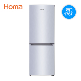 Homa/奥马 BCD-176A7冰箱双门  双开门 小冰箱 家用小型节能 特惠