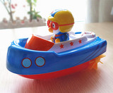 韩国进口pororo小企鹅 儿童戏水玩具 宝宝洗澡玩具水陆两用发条船