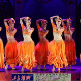 西域风情印度舞肚皮舞服装服饰舞蹈演出服装女装女子群舞定做出租