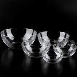促销 微波炉玻璃碗 泡面碗汤碗沙拉碗透明米饭碗大中小碗水果碗