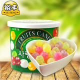 韩国进口零食品 糖果Lotte乐天爱情礼盒糖七彩水果糖礼物喜糖