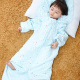 婴儿睡袋 冬季纯棉加厚防踢0-3岁儿童纯棉被可拆内胆冬款包邮加长