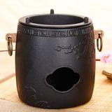 铁壶风炉 日本铸铁炭炉南部铁器手工复古茶炉木炭酒精灯加热茶具