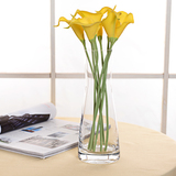 包邮玻璃花瓶水培花器欧式透明水晶简单创意插花玫瑰富贵竹百合花