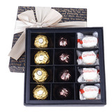 费列罗巧克力礼盒装12粒三口味礼盒 零食结婚喜糖果生日礼物包邮