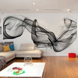 大型壁画烟云雾抽象现代简约艺术壁纸沙发电视卧室背景墙纸墙布