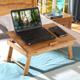 实木小炕桌 笔记本电脑桌床上用电脑桌折叠桌 柏木简约学习小书桌