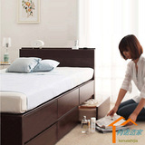 大床双人床2米2.2米 榻榻米床铺简欧床双人床1.8米现代简约经济型