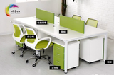 广州办公家具职员办公桌椅4人员工电脑桌6人位组合办公桌现代简约