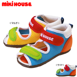 【现货带盒】正品日本代购mikihouse凉鞋二段拼色凉鞋12-9304-788
