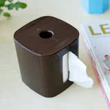 日本进口纸巾盒创意客厅厕所卷纸浴室防水卫生巾抽纸盒塑料手纸桶