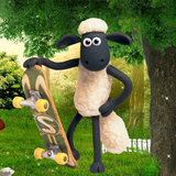 小羊肖恩毛绒玩具公仔 肖恩羊玩偶抱枕布娃娃羊年吉祥物生日礼物
