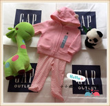 2015年 babyG*p童装代购专柜正品 新款G*p小熊徽标可爱卫衣套装