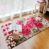 玫瑰手工立体剪花时尚客厅地毯卧室床边地毯茶几地毯防滑阳台地毯