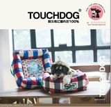 包邮 Touchdog新款 经典沙发型 宠物狗窝可拆洗泰迪狗窝狗垫0005