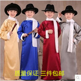 相声服装长衫大褂民国长袍马褂儿童成人舞台双簧话剧演出表演服饰